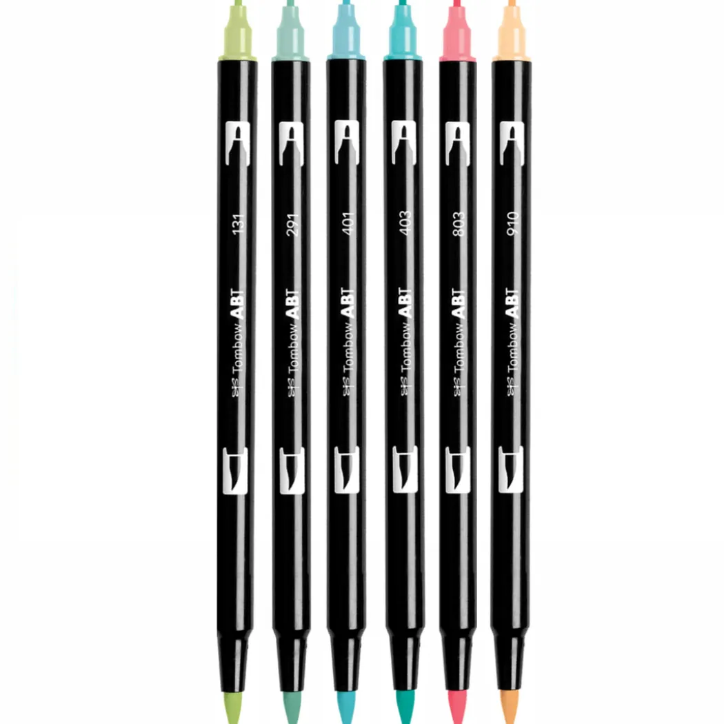 ABT Dual Brush pen 6-set Candy