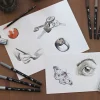 ABT Dual Brush pen 12-set Grey