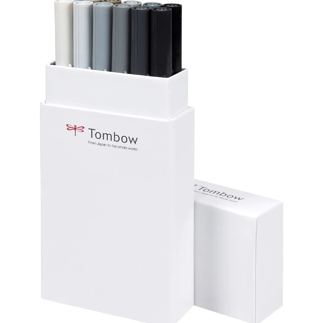 ABT Dual Brush pen 12-set Grey