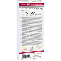 ABT Dual Brush pen 12-set Grey