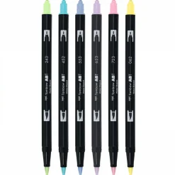 ABT Dual Brush pen 6-set Pastel