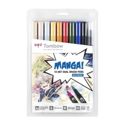 ABT Dual Brush 10-Set Manga Shonen