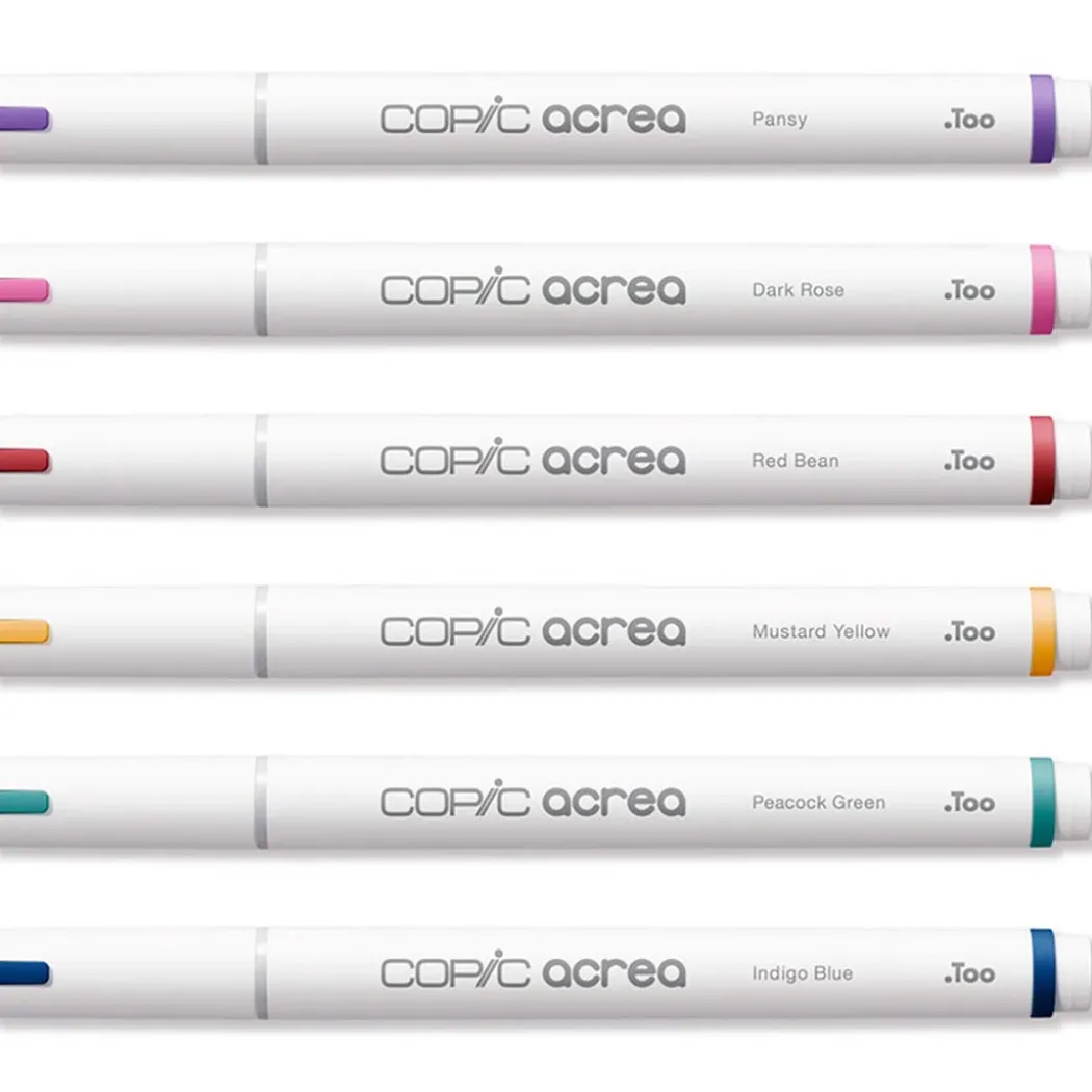 Acrea Paint Marker 6-set Deep Colours