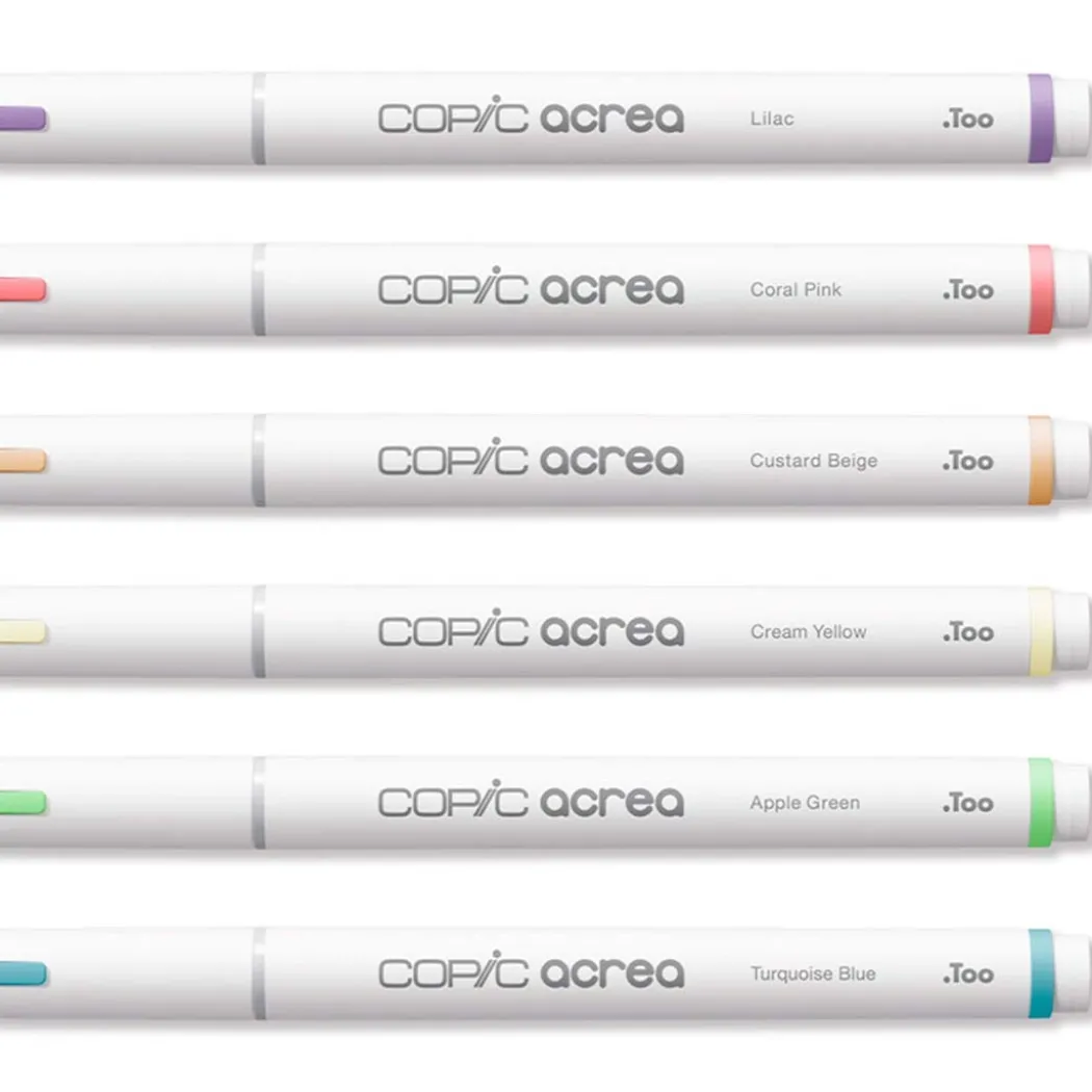 Acrea Paint Marker 6-set Light Colours