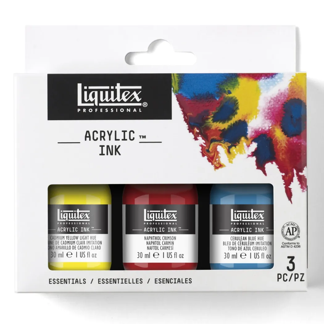Acrylic Ink Essentials 3-set 30 ml