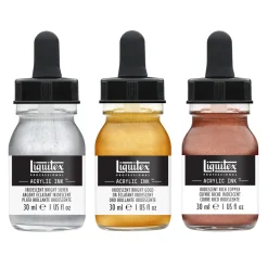Acrylic Ink Iridescent 3-set 30 ml