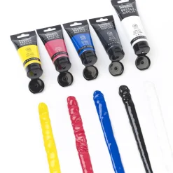 Akrylfärg Basic Set 4x75 ml + 1x118 ml