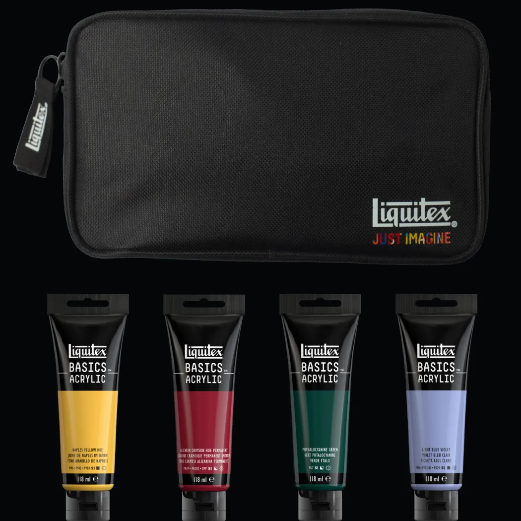 Akrylfärg Basics Gem Theory Set 4x118 ml