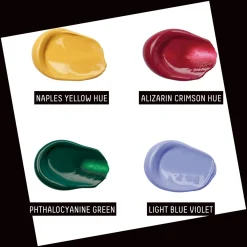 Akrylfärg Basics Gem Theory Set 4x118 ml