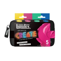 Akrylfärg Basics Illuminated Brights Set 4x118 ml