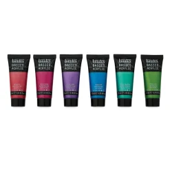 Akrylfärg Basics Metallic Set 6x22 ml