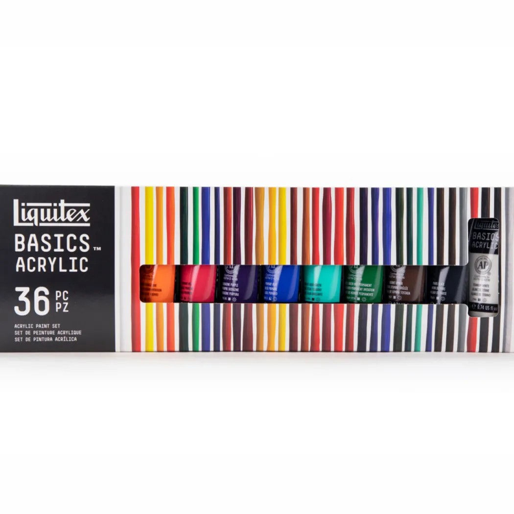 Akrylfärg Basics Set 36x22 ml