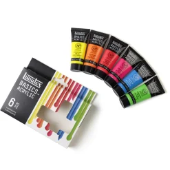 Akrylfärg Fluorescent Set Tubes 6x22 ml