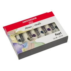 Akrylfärg Pearl Set 6 x 20 ml