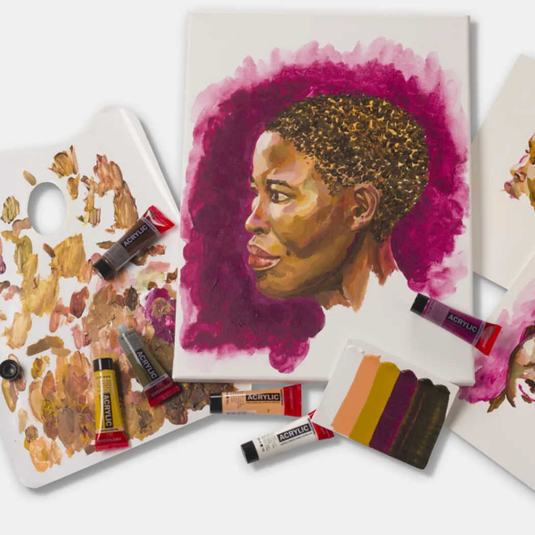 Akrylfärg Portrait Set 6 x 20 ml