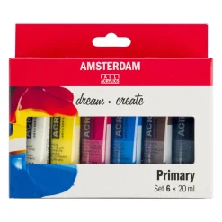 Akrylfärg Primary Set 6 x 20 ml