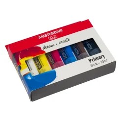 Akrylfärg Primary Set 6 x 20 ml