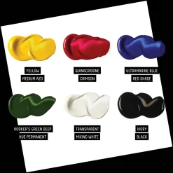 Akrylfärg Soft Body Mixing Set 6x22 ml