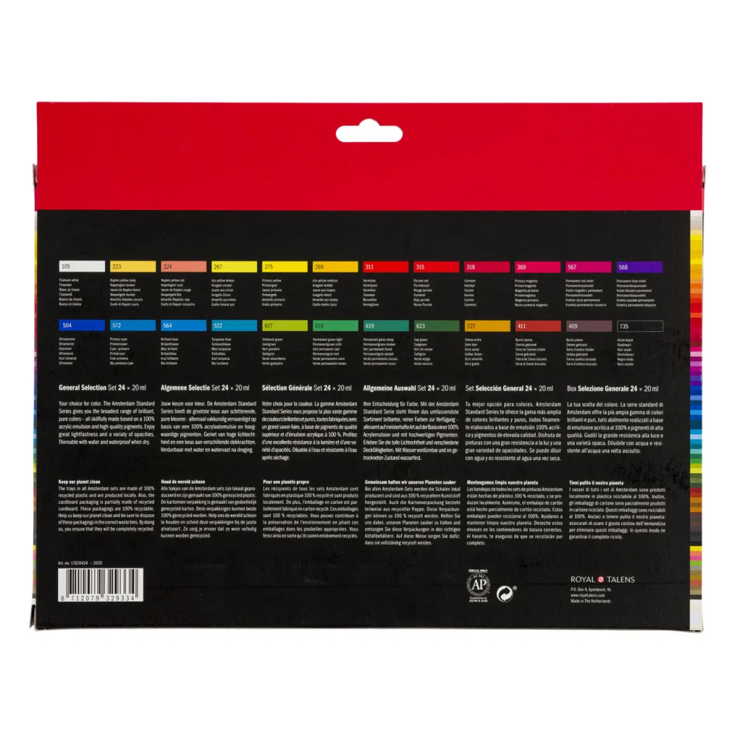 Akrylfärg Standard Set 24 x 20 ml