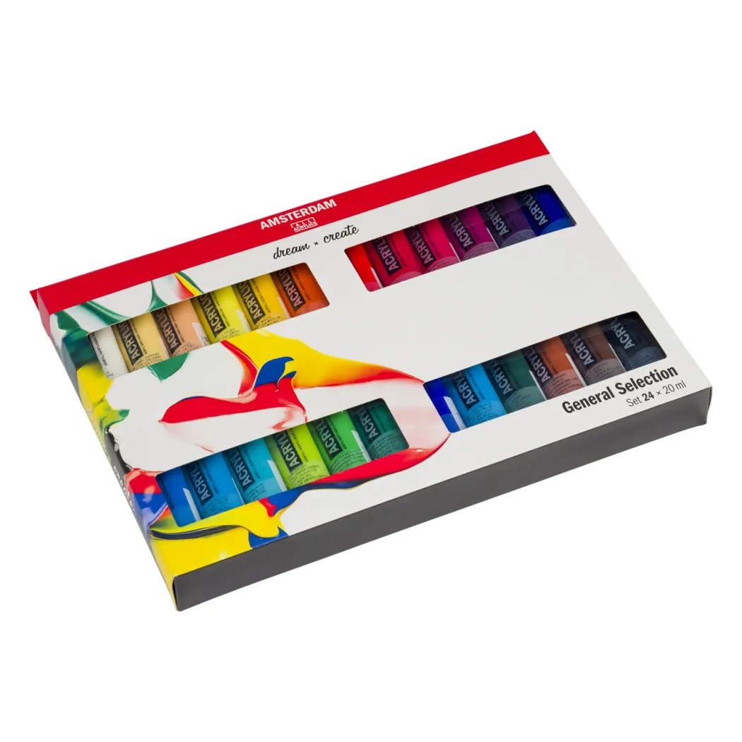 Akrylfärg Standard Set 24 x 20 ml