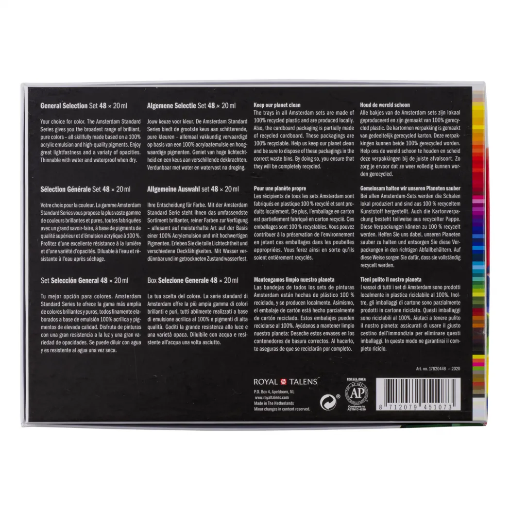 Akrylfärg Standard Set 48 x 20 ml