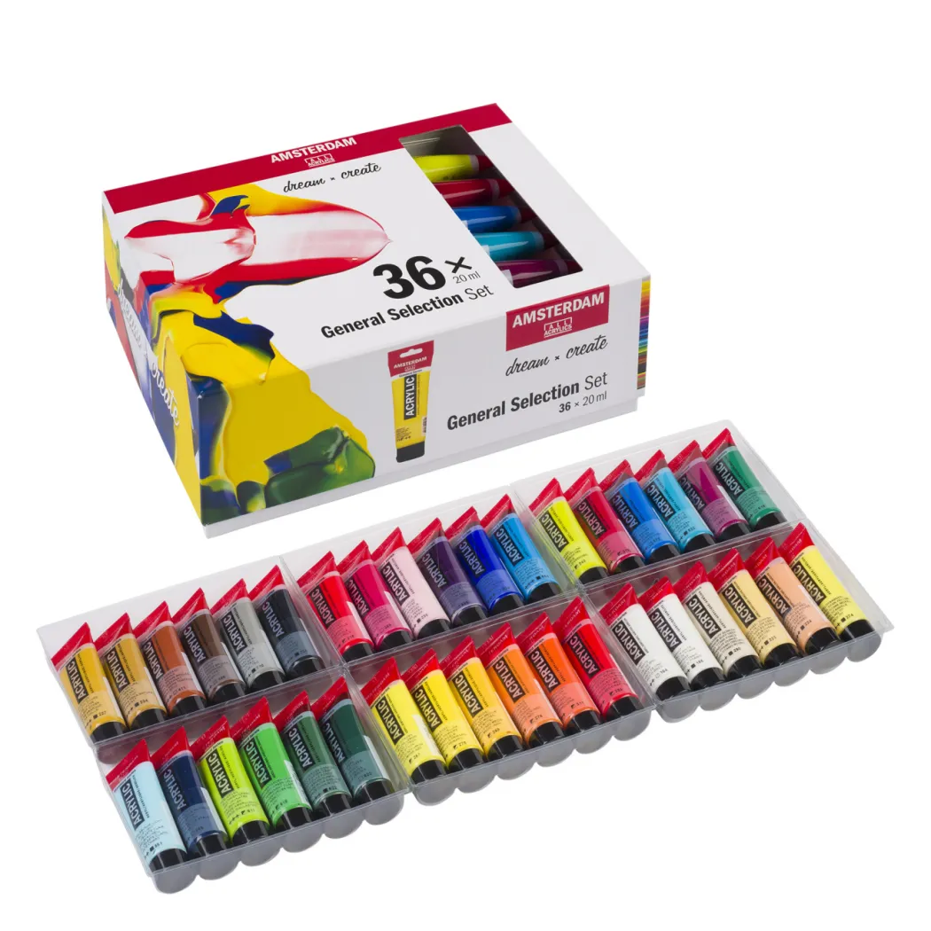 Akrylfärg Standard Set 36 x 20 ml