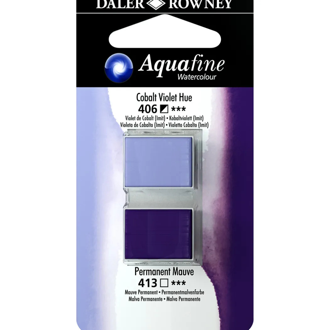 Akvarellfärg ½ - kopp Duo Cobalt Violet Hue/Mauve