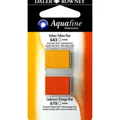 Akvarellfärg ½ - kopp Duo Indian Yellow Hue/Cad Orange Hue