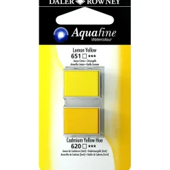 Akvarellfärg ½ - kopp Duo Lemon Yellow/Cad Yellow Hue