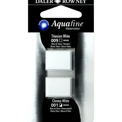 Akvarellfärg ½ - kopp Duo Titanium White/Chinese White