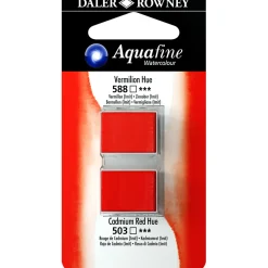 Akvarellfärg ½ - kopp Duo Vermilion Hue/Cad Red Hue