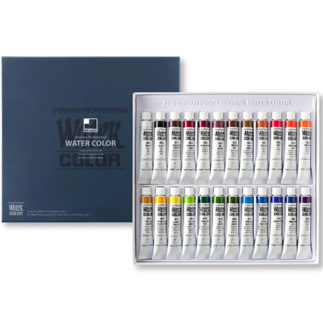 Akvarellfärg PRO 24-set