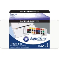 Akvarellfärg Travel set 24 ½ - koppar