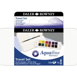 Akvarellfärg Travel set 12 ½ - koppar