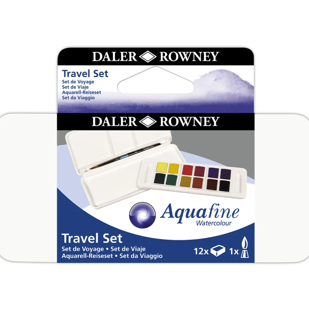 Akvarellfärg Travel set 12 ½ - koppar