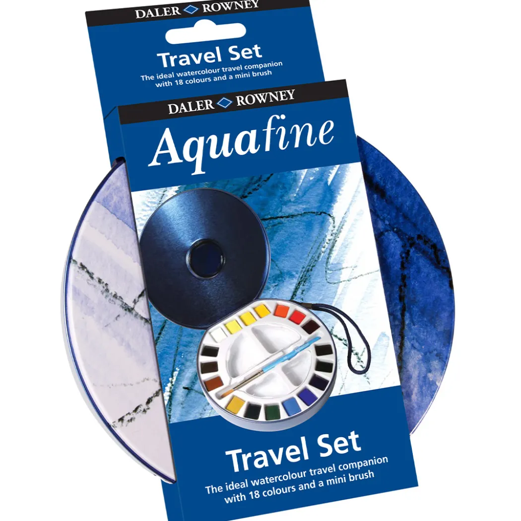 Akvarellfärg Travel set Tin 18 ½ - koppar