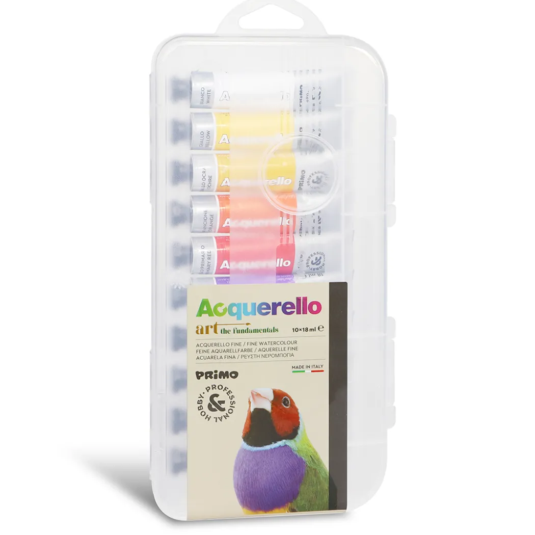 Akvarellfärg tub 18 ml 10-set