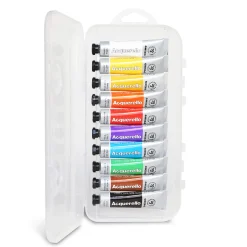 Akvarellfärg tub 18 ml 10-set