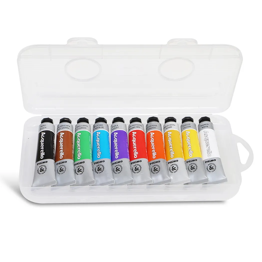 Akvarellfärg tub 18 ml 10-set