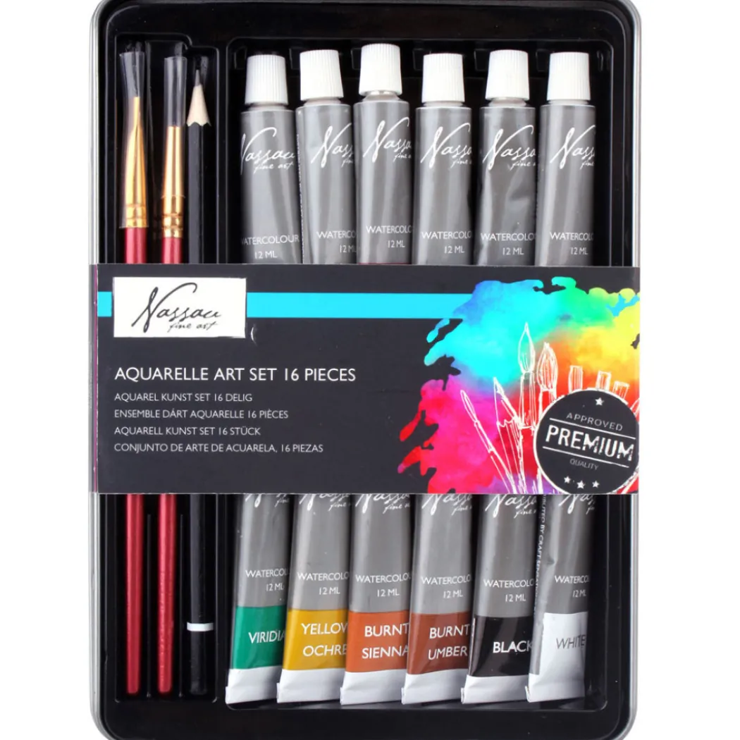 Akvarell-kit 16-set