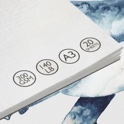 Akvarellpapper 300g A3, 20 ark