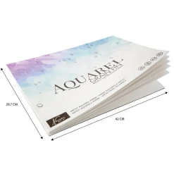 Akvarellpapper 300g A3, 20 ark