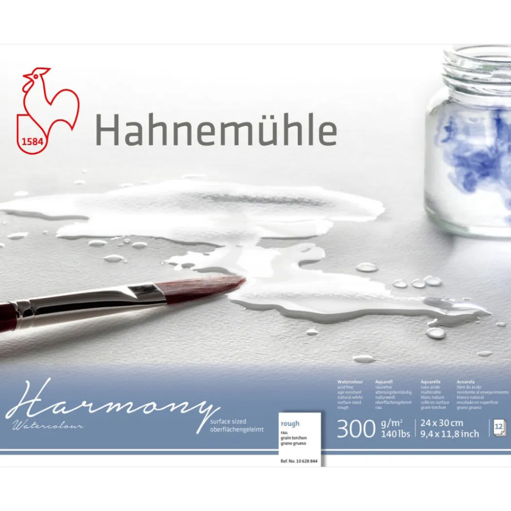 Akvarellpapper Harmony 300 g Rough 24 x 30 cm