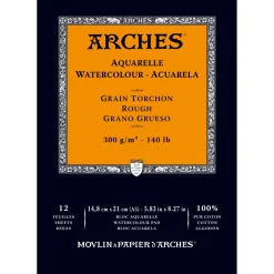 Akvarellpapper Rough 300g A5