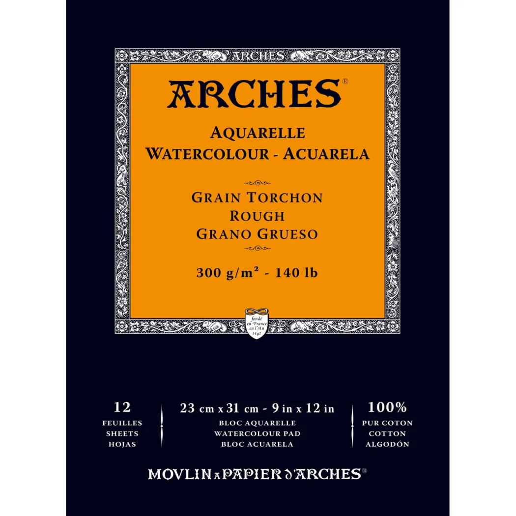 Akvarellpapper Rough 300g 23x31 cm
