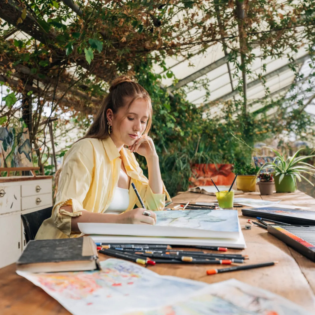 Akvarellpennor Mars Lumograph 24-set