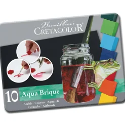 Akvarellset Aqua Brique 10 delar