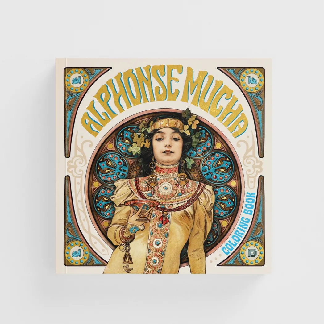 Alphonse Mucha Coloring Book