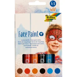 Ansiktsfärg Wild 6-pack