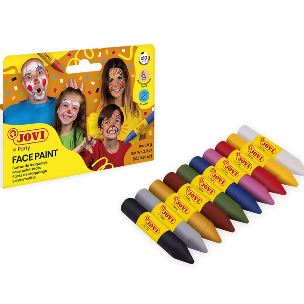 Ansiktskritor 10-pack